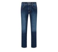 Straight-Jeans MAC "Arne", Herren, Gr. 40, Länge 32, blau (dunkelblau authentic wash), Denim/Jeans, Obermaterial: 99% Baumwolle, 1% Elasthan, gerade, Jeans Straight-Jeans, in gepflegter Optik, mit Str