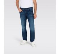 Straight-Jeans MAC "Arne", Herren, Gr. 40, Länge 34, blau (schwarz vintage blau), Denim/Jeans, Obermaterial: 95% Baumwolle, 3% Elastomultiester, 2% Elasthan, gerade, Jeans Straight-Jeans, in gepflegte