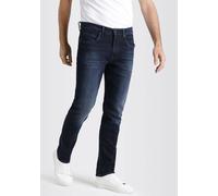 Straight-Jeans MAC "Arne Pipe", Herren, Gr. 34, Länge 32, blau (blau, schwarz), Denim/Jeans, Obermaterial: 93% Baumwolle, 5% Elastomultiester, 2% Elasthan, Jeans Straight-Jeans (30842027-34) blau, sch