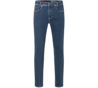 Straight-Jeans MAC "Flexx-Driver", Herren, Gr. 40, Länge 34, tiefblau stonewash, Denim/Jeans, Obermaterial: 92% Baumwolle, 6% Elastomultiester, 2% Elasthan, Jeans Straight-Jeans, super elastisch (7852