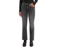 Straight-Jeans MARC O'POLO "aus Organic Cotton Stretch", Damen, Gr. 32, Länge 32, medium grau, Obermaterial: 94% Baumwolle, 4% Elastomultiester, 2% Elasthan, unifarben, knöchelfrei, Jeans Straight-Jea