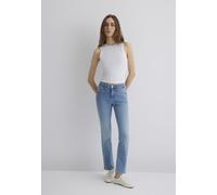 Straight-Jeans MAVI "KENDRA", Damen, Gr. 27, Länge 28, lt vintage glam, 86% Baumwolle, 12% Polyester, 2% Elasthan, slim fit normal, Jeans Straight-Jeans, gerde Form (37122957-27) lt vintage glam