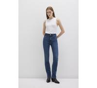 Straight-Jeans MAVI "KENDRA", Damen, Gr. 28, Länge 30, mid brushed gold, 49% Lyocell, 40% Baumwolle, 9% Polyester, 2% Elasthan, slim fit normal, Jeans Straight-Jeans, gerde Form (21726660-28) mid brus