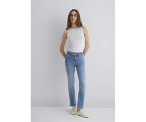 Straight-Jeans MAVI "KENDRA", Damen, Gr. 33, Länge 28, lt vintage glam, 86% Baumwolle, 12% Polyester, 2% Elasthan, slim fit normal, Jeans Straight-Jeans, gerde Form (37122957-33) lt vintage glam