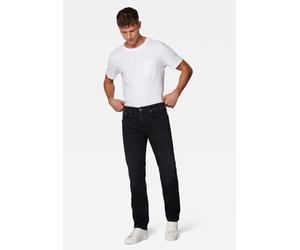 Straight-Jeans MAVI "MARCUS", Herren, Gr. 34, Länge 34, schwarz (schwarz smoke ulta move), 98% Baumwolle, 2% Elasthan, slim fit lang, Jeans Straight-Jeans, Slim Straight Jeans (53349305-34) schwarz sm