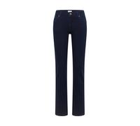 Straight-Jeans MUSTANG "Damen Style Crosby Relaxed Straight", Damen, Gr. 28, Länge 34, 841 dunkelblau, Denim/Jeans, 99% Baumwolle, 1% Elasthan, unifarben, straight fit, Jeans Straight-Jeans (74131163-