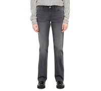 Straight-Jeans MUSTANG "Damen Style Crosby Relaxed Straight", Damen, Gr. 29, Länge 34, 682 dunkelgrau, 87% Baumwolle, 11% Polyester, 2% Elasthan, straight fit, Jeans Straight-Jeans (11027461-29) 682 d