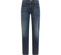 Straight-Jeans MUSTANG "Herren Style Denver Straight", Herren, Gr. 32, Länge 32, blau (873 blau), Denim/Jeans, 99% Baumwolle, 1% Elasthan, unifarben, straight fit, Jeans Straight-Jeans (66073049-32)