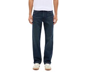 Straight-Jeans MUSTANG "Herren Style Tramper Straight", Herren, Gr. 50, Länge 30, blau (883 dunkelblau), Denim/Jeans, 99% Baumwolle, 1% Elasthan, unifarben, straight fit, Jeans Straight-Jeans (9764610
