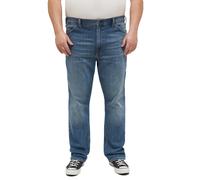 Straight-Jeans MUSTANG "Herren Style Tramper Straight", Herren, Gr. 52, Länge 30, blau, Denim/Jeans, 99% Baumwolle, 1% Elasthan, unifarben, straight fit, Jeans Straight-Jeans (56513335-52) blau