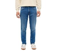 Straight-Jeans MUSTANG "Herren Style Washington Straight", Herren, Gr. 38, Länge 34, 502 mittelblau, Denim/Jeans, 99% Baumwolle, 1% Elasthan, straight fit, Jeans Straight-Jeans (68599067-38)