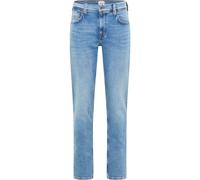 Straight-Jeans MUSTANG "Herren Style Washington Straight", Herren, Gr. 52, Länge 34, blau (312 mittelblau), Denim/Jeans, 99% Baumwolle, 1% Elasthan, unifarben, straight fit, Jeans Straight-Jeans (7980