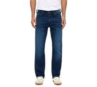 MUSTANG Herren-Jeans Tramper Straight – Straight Fit, mittelblaue Used-Waschung W36/L30