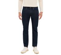 Straight-Jeans MUSTANG "Tramper Straigt", Herren, Gr. 38, Länge 34, blau (dunkelblau 880), Denim/Jeans, Obermaterial: 69% Baumwolle, 29% Polyester, 2% Elasthan, straight fit, Jeans Straight-Jeans (744