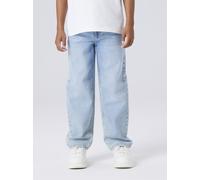 Straight-Jeans NAME IT "NKMRYAN - Jeans mit geradem Bein, strapazierfähig", Jungen, Gr. 158, N-Gr, denim blau, Denim/Jeans, Obermaterial: 100% Baumwolle, unifarben, straight fit lang, Jeans Straight-J