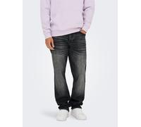 ONLY & SONS Jeans "Edge" - Comfort fit - in Dunkelgrau - Größe W33/L32 | Herren Plussize