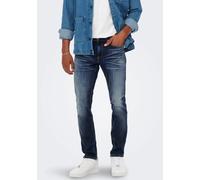 ONLY & SONS Herren Jeans ONSWEFT 3251 - Straight Fit - Blau - Blue Denim W28-W38, Größe:33W / 32L, Farbvariante:Blue Denim 22023251