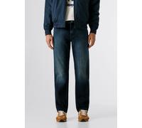 Straight-Jeans PEPE JEANS "CASH", Herren, Gr. 34, Länge 34, blau (tiefblau vb), Denim/Jeans, Obermaterial: 96% Baumwolle, 3% Polyester, 1% Elasthan, normal lang, Jeans Straight-Jeans, Regular Waist (2