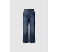 Straight-Jeans PEPE JEANS "UHW - Ultra High Waist", Damen, Gr. 29, Länge 32, blau (used tiefblau), Denim/Jeans, Obermaterial: 100% Baumwolle, straight fit lang, Jeans Straight-Jeans, mit hohem Bund (2