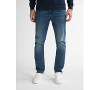 Straight-Jeans PETROL INDUSTRIES, Herren, Gr. 34, Länge 32, natural faded, Denim/Jeans, Obermaterial: 98% Baumwolle, 2% Elasthan, straight fit lang, Jeans Straight-Jeans, mit optisch 2teiliger Gesäßta