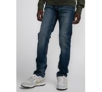 Straight-Jeans PETROL INDUSTRIES, Jungen, Gr. 128, N-Gr, blau (schwarz used), Denim/Jeans, Obermaterial: 98% Baumwolle, 2% Elasthan, regular fit lang, Jeans Straight-Jeans, mit Washed-Optik (72755417-