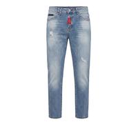 Straight-Jeans PHILIPP PLEIN "Basic", Herren, Gr. 38, EURO-Größen, 07sv,, Obermaterial: 99% Baumwolle, 1% Elasthan. Futter: 65% Polyester, 35% Baumwolle, Jeans Straight-Jeans (91787401-38) 07sv,