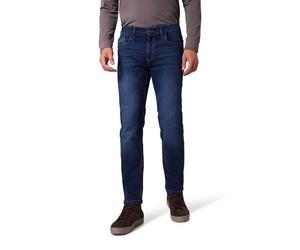 Straight-Jeans "Rando Dicke Nähte", Herren, Gr. 33, Länge 30, blau (blau, schwarz used whisker), Denim/Jeans, Obermaterial: 99% Baumwolle, 1% Elasthan, PIONEER AUTHENTIC JEANS, Jeans Straight-Jeans (2