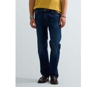 Straight-Jeans REPLAY "Aideen", Herren, Gr. 36, Länge 34, blau (dunkelblau c007), Denim/Jeans, Obermaterial: 99% Baumwolle, 1% Elasthan, straight fit lang, Jeans Straight-Jeans, im 5-Pocket-Stil (4572