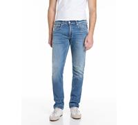 Straight-Jeans REPLAY "GROVER", Herren, Gr. 30, Länge 30, medium blau 104, Denim/Jeans, Obermaterial: 99% Baumwolle, 1% Elasthan, straight fit lang, Jeans Straight-Jeans, in vielen verschiedenen Wasch