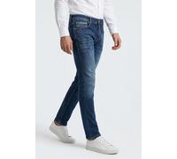 Straight-Jeans REPLAY "GROVER", Herren, Gr. 32, Länge 34, dunkelblau 632, Denim/Jeans, Obermaterial: 98% Baumwolle, 2% Elasthan, straight fit lang, Jeans Straight-Jeans, in vielen verschiedenen Waschu