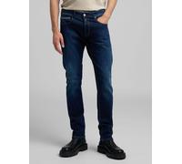 Straight-Jeans REPLAY "GROVER", Herren, Gr. 33, Länge 30, blau (dunkelblau), Denim/Jeans, Obermaterial: 98% Baumwolle, 2% Elasthan, straight fit lang, Jeans Straight-Jeans, in vielen verschiedenen Was
