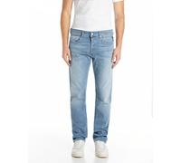 Straight-Jeans REPLAY "GROVER", Herren, Gr. 36, Länge 32, blau (light blau 926), Denim/Jeans, Obermaterial: 98% Baumwolle, 2% Elasthan, straight fit lang, Jeans Straight-Jeans, in vielen verschiedenen