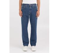 Straight-Jeans REPLAY "M9Z1 9Zero1 90´s Straight Fit", Damen, Gr. 28, Länge 30, dunkelblau 52d, Denim/Jeans, Obermaterial: 99% Baumwolle, 1% Elasthan, loose fit lang, Jeans Straight-Jeans, mit Washed-