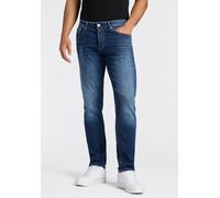 Straight-Jeans REPLAY "WILLBI", Herren, Gr. 33, Länge 32, dunkelblau 632, Denim/Jeans, Obermaterial: 98% Baumwolle, 2% Elasthan, Basic, regular fit normal, Jeans Straight-Jeans, im Regular Fit (343743