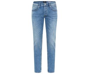 Straight-Jeans REPLAY "WILLBI", Herren, Gr. 33, Länge 32, medium blau, Denim/Jeans, Obermaterial: 99% Baumwolle, 1% Elasthan, Basic, regular fit normal, Jeans Straight-Jeans, im Regular Fit (31953827-