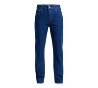 Straight-Jeans ROXY "Moonrise Long Mid Ocean Blue", Damen, Gr. 28M, ocean blau, Obermaterial: 74% Walkfrottier, 25% Recycled Walkfrottier, 1% Elasthan;, Jeans Straight-Jeans (89610507-28) ocean blau