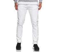 Straight-Jeans RUSTY NEAL "MELVIN", Herren, Gr. 32, Länge 34, weiß, 98% Baumwolle, 2% Elasthan, unifarben, casual, Jeans, im klassischen 5-Pocket-Stil (34022102-32) weiß