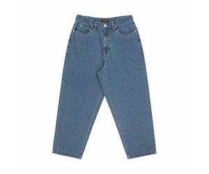 Straight-Jeans SANTA CRUZ "BIG PANTS", Herren, Gr. 32, N-Gr, mid blau, Obermaterial: 94% Baumwolle, 6% Polyester, Jeans Straight-Jeans, aus Baumwolle und Polyester, pflegeleicht, robustes Material (83