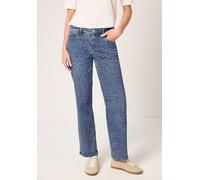 Street One Straight Leg Jeans Mid Blue Leo Laser 28