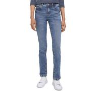 TOM TAILOR Straight-Jeans in gerader "Straight" 5-Pocket-Form, dunkelblau-denim