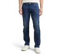 Tom Tailor Jeans Herren Straight-Jeans Gr. 32 L36 knöchellang used schwarz/stone blau