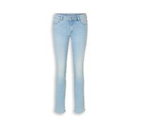 Straight-Jeans TOM TAILOR "LIVA", Damen, Gr. 31, Länge 30, blau (light stone blau denim), Denim/Jeans, Obermaterial: 99% Baumwolle, 1% Elasthan. Futter: 100% Baumwolle, straight fit knöchellang, Jeans