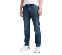Tom Tailor Jeans MARVIN Straight mit Stretch Used Mid Stone Blau W32/L32