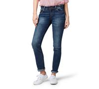 TOM TAILOR Damen Jeans Alexa Straight Fit Hose Denim Mid Stone Wash Denim W27/L30