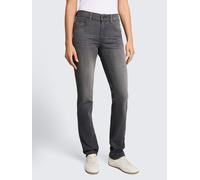Straight-Jeans TOM TAILOR "Style Alexa", Damen, Gr. 27, Länge 30, grau denim, Denim/Jeans, Obermaterial: 69% Baumwolle, 20% Polyester, 9% Viskose, 2% Elasthan. Futter: 65% Baumwolle, 35% Polyester, un