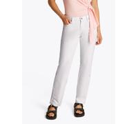 Tommy Hilfiger Damen Jeans CLASSIC Straight Leg Fit, weiss, Gr. 32/32
