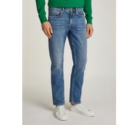 Straight-Jeans TOMMY HILFIGER "CORE DENTON", Herren, Gr. 34, Länge 36, blau (light blau), Denim/Jeans, Obermaterial: 94% Baumwolle, 4% Elastomultiester, 2% Elasthan, straight fit, Jeans Straight-Jeans