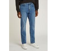 Straight-Jeans TOMMY HILFIGER "CORE HARLEM", Herren, Gr. 32, Länge 34, blau (stone blau), Denim/Jeans, Obermaterial: 99% Baumwolle, 1% Elasthan, casual, Jeans (70444164-32) stone blau