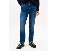 Straight-Jeans TOMMY HILFIGER "DENTON Slim Straight Fit", Herren, Gr. 40, Länge 34, james blau, Denim/Jeans, Obermaterial: 99% Baumwolle, 1% Elasthan, Jeans (99924669-40) james blau