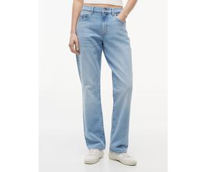 Straight-Jeans TOMMY JEANS "KIRA MR SLIM STR BJ0111", Damen, Gr. 33, Länge 30, denim light, Denim/Jeans, Obermaterial: 99% Baumwolle, 1% Elasthan, unifarben, slim fit lang, Jeans Straight-Jeans, Baumw